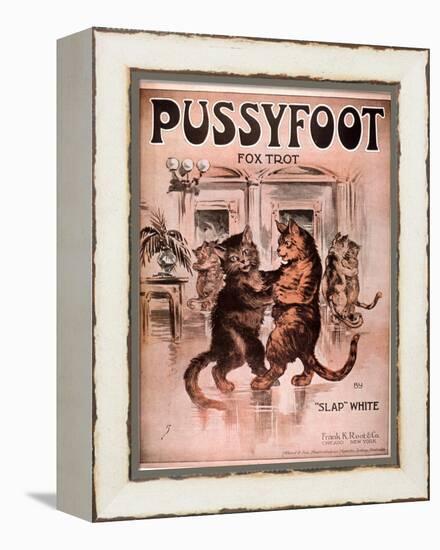 Cats Pussyfoot Fox Trot, USA, 1920-null-Framed Premier Image Canvas