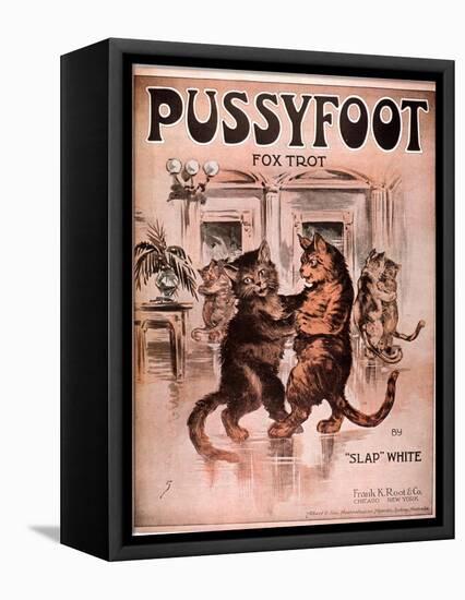 Cats Pussyfoot Fox Trot, USA, 1920-null-Framed Premier Image Canvas