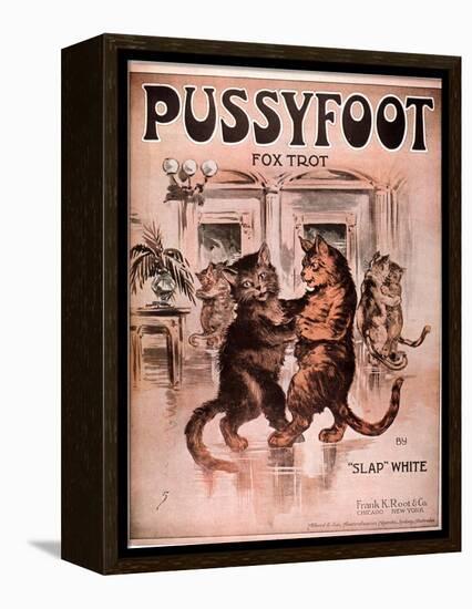 Cats Pussyfoot Fox Trot, USA, 1920-null-Framed Premier Image Canvas