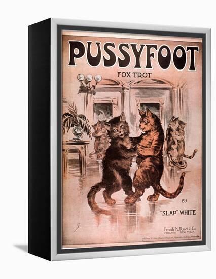 Cats Pussyfoot Fox Trot, USA, 1920-null-Framed Premier Image Canvas