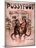 Cats Pussyfoot Fox Trot, USA, 1920-null-Mounted Giclee Print