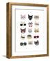 Cats with Glasses-Hanna Melin-Framed Art Print