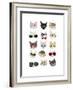 Cats with Glasses-Hanna Melin-Framed Art Print