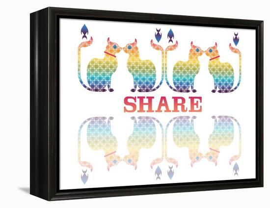 Cats-Mindy Howard-Framed Premier Image Canvas