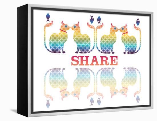 Cats-Mindy Howard-Framed Premier Image Canvas