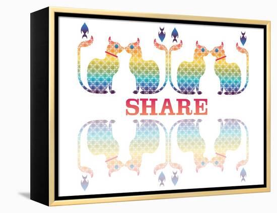 Cats-Mindy Howard-Framed Premier Image Canvas