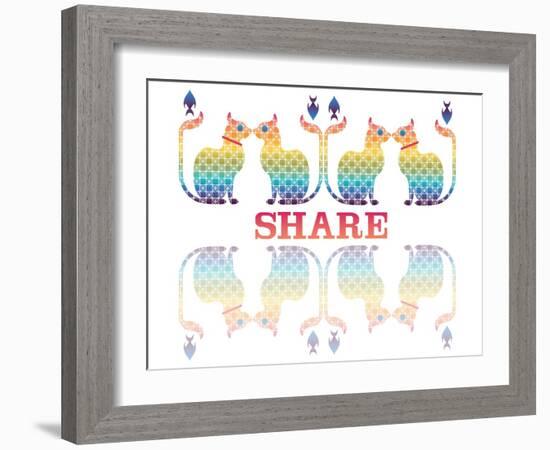 Cats-Mindy Howard-Framed Giclee Print