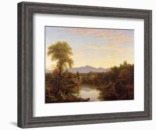 Catskill Creek, New York, 1845-Thomas Cole-Framed Giclee Print