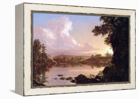 Catskill Creek-Frederic Edwin Church-Framed Stretched Canvas