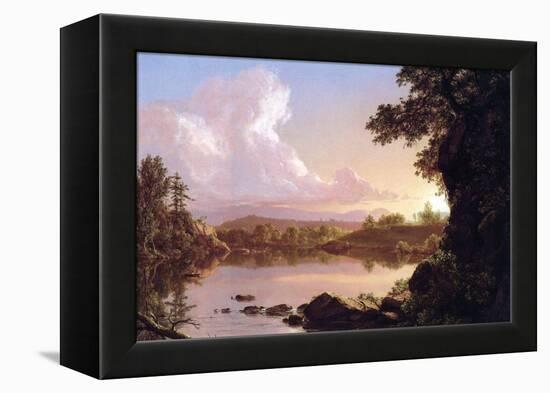Catskill Creek-Frederic Edwin Church-Framed Stretched Canvas