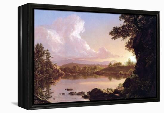 Catskill Creek-Frederic Edwin Church-Framed Stretched Canvas