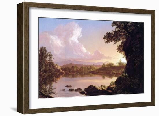 Catskill Creek-Frederic Edwin Church-Framed Art Print