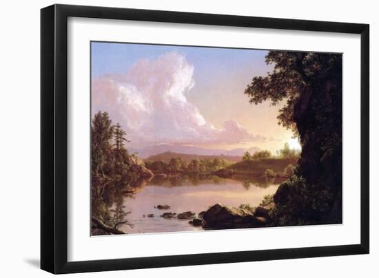 Catskill Creek-Frederic Edwin Church-Framed Art Print