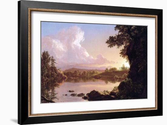 Catskill Creek-Frederic Edwin Church-Framed Art Print