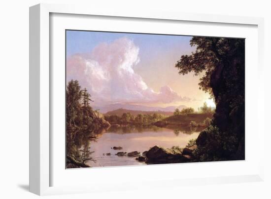 Catskill Creek-Frederic Edwin Church-Framed Art Print