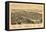 Catskill, New York - Panoramic Map-Lantern Press-Framed Stretched Canvas
