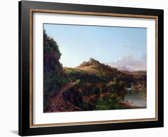 Catskill Scenery, C.1833-Thomas Cole-Framed Giclee Print