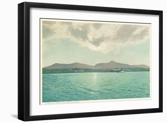 Catskills from the Hudson River, New York-null-Framed Art Print