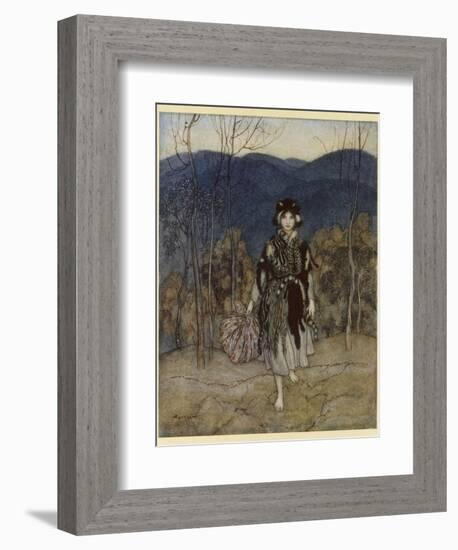 Catskin-Arthur Rackham-Framed Photographic Print