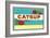 Catsup Label-null-Framed Art Print