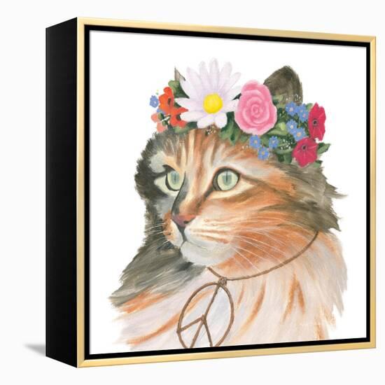 Cattitude I-Myles Sullivan-Framed Stretched Canvas