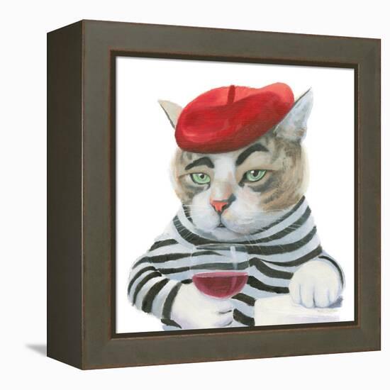 Cattitude III-Myles Sullivan-Framed Stretched Canvas