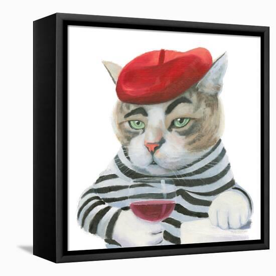 Cattitude III-Myles Sullivan-Framed Stretched Canvas