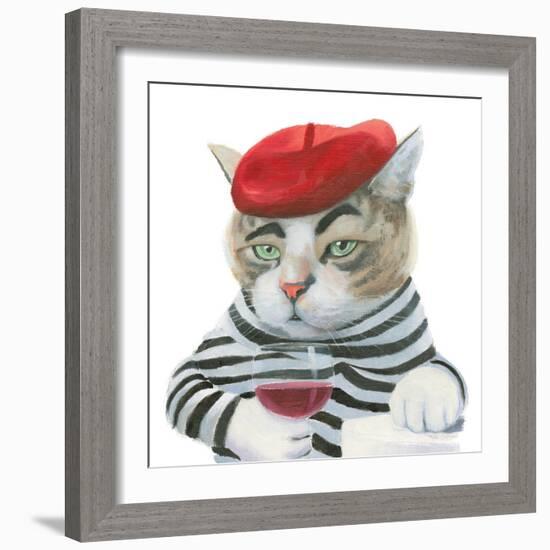 Cattitude III-Myles Sullivan-Framed Art Print