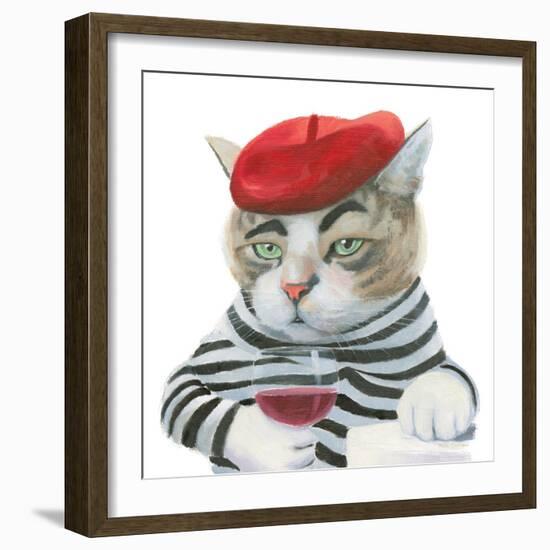 Cattitude III-Myles Sullivan-Framed Art Print