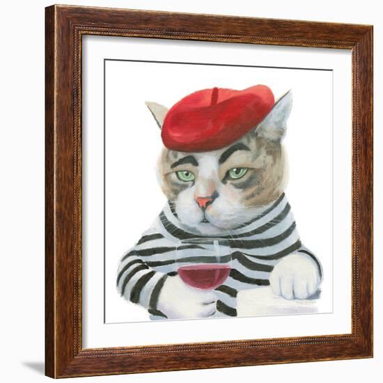 Cattitude III-Myles Sullivan-Framed Art Print