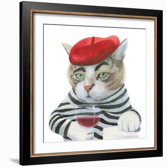 Cattitude III-Myles Sullivan-Framed Art Print