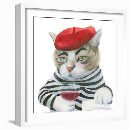 Cattitude III-Myles Sullivan-Framed Art Print