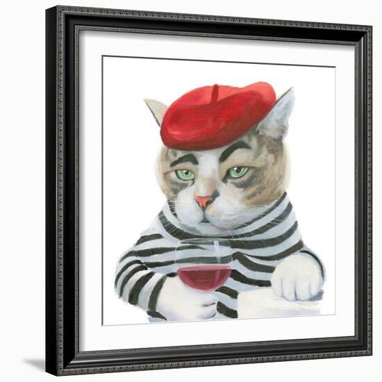 Cattitude III-Myles Sullivan-Framed Art Print