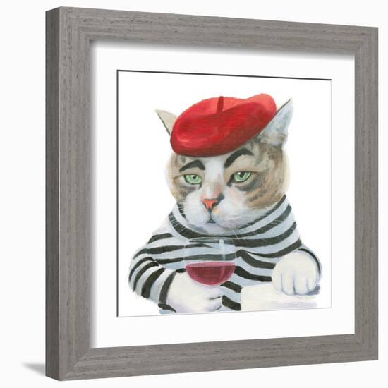 Cattitude III-Myles Sullivan-Framed Art Print