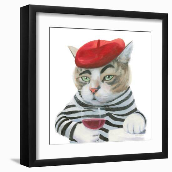 Cattitude III-Myles Sullivan-Framed Art Print