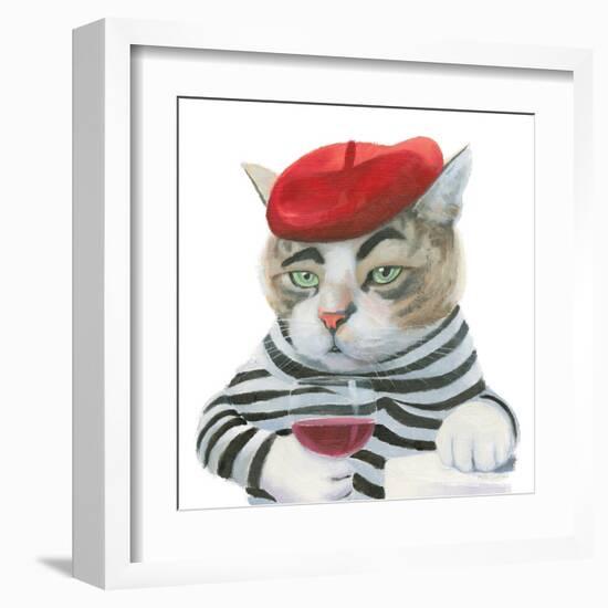 Cattitude III-Myles Sullivan-Framed Art Print