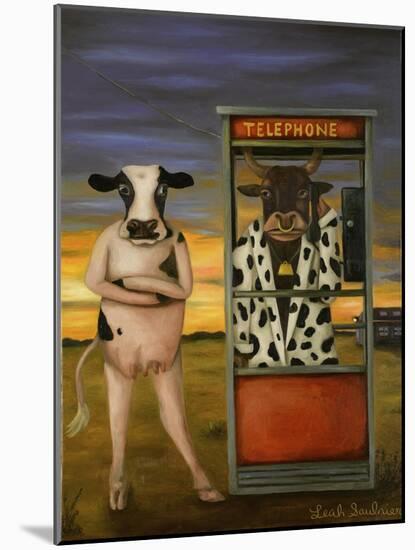 Cattle Call-Leah Saulnier-Mounted Giclee Print