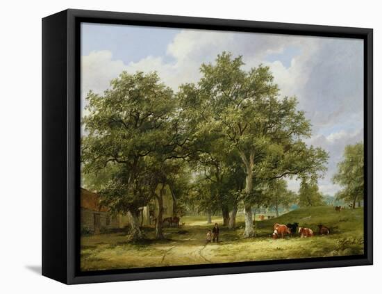 Cattle Grazing-James Stark-Framed Premier Image Canvas