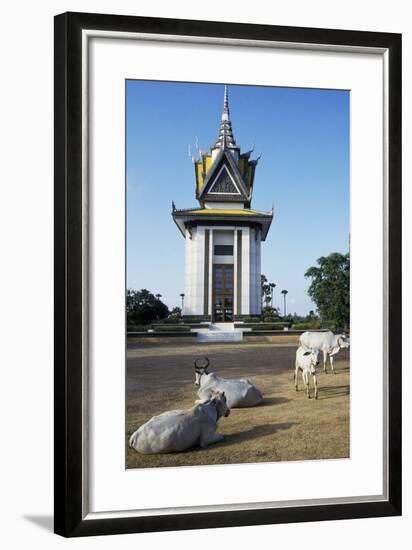 Cattle in Front of Choeung Ek-null-Framed Giclee Print