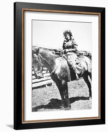 'Cattle Kate' Ella Watson, (1861-99) Lynched for Alleged Cattle Rustling During the Johnson…-null-Framed Photographic Print
