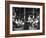 Cattle Men and Natives of San Angelo Sitting in the Lobby of the Cactus Hotel-null-Framed Photographic Print