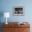 Cattle Men and Natives of San Angelo Sitting in the Lobby of the Cactus Hotel-null-Framed Photographic Print displayed on a wall