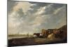 Cattle Near the Maas, with Dordrecht in the Distance-Aelbert Cuyp-Mounted Giclee Print