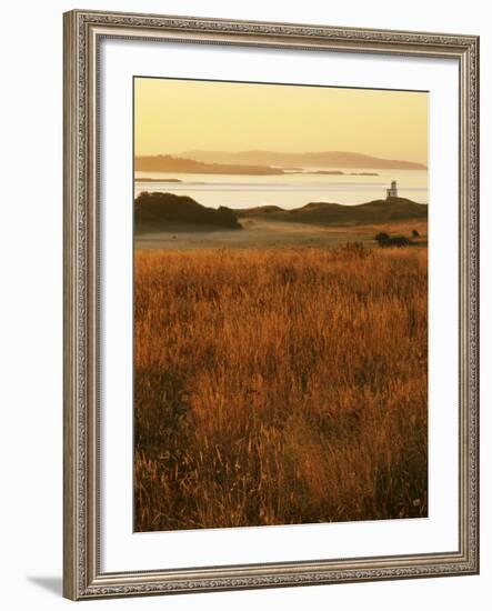 Cattle Point Lighthouse, San Juan Island National Historical Park, Washington, USA-Charles Gurche-Framed Photographic Print