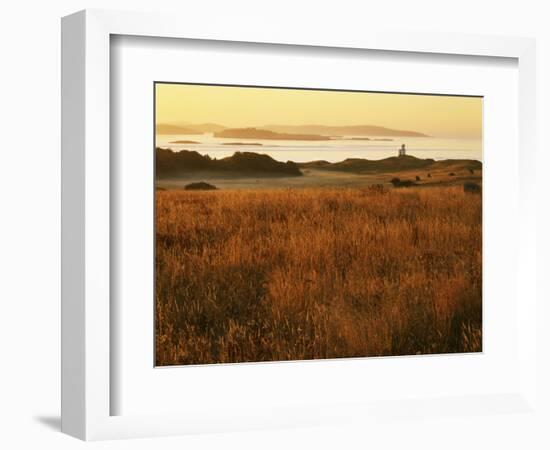 Cattle Point Lighthouse, San Juan Island National Historical Park, Washington, USA-Charles Gurche-Framed Photographic Print