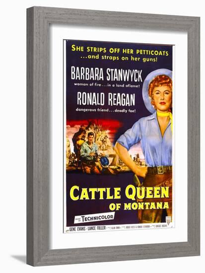 Cattle Queen of Montana-null-Framed Premium Giclee Print