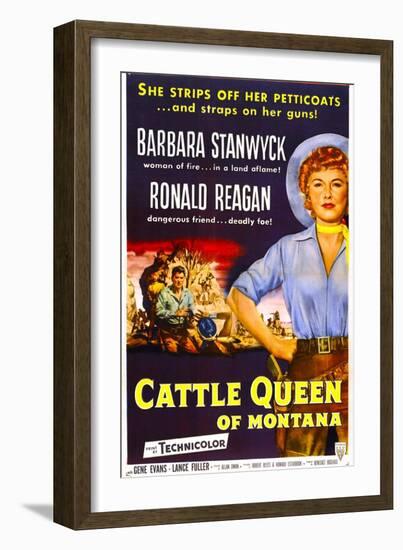 Cattle Queen of Montana-null-Framed Premium Giclee Print