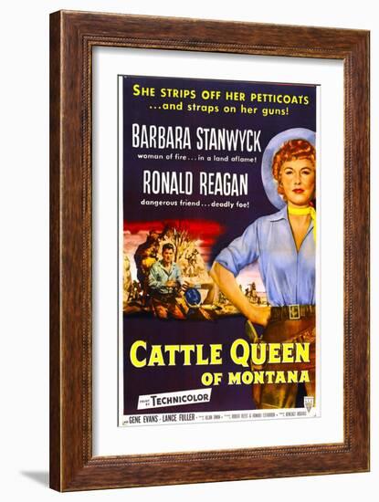 Cattle Queen of Montana-null-Framed Premium Giclee Print
