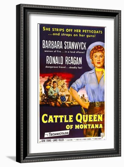 Cattle Queen of Montana-null-Framed Premium Giclee Print