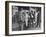 Cattlemen Standing in Front of a Cafe-Dmitri Kessel-Framed Photographic Print